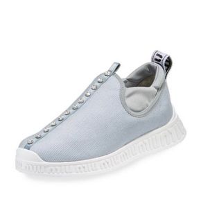 Miu Miu baby blue jewel sneakers